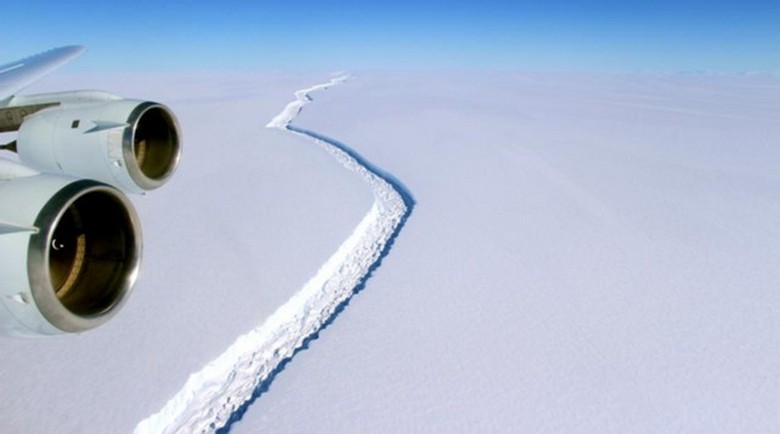 Iceberg gigante rompe a Antártica