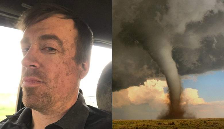 American fez um vídeo dentro de um tornado