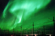 A instalação americana do HAARP iluminou o céu a uma altitude de 170 quilômetros acima da Terra
