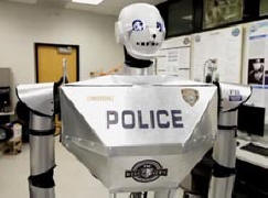 Engenheiros americanos introduziram um protótipo robocop