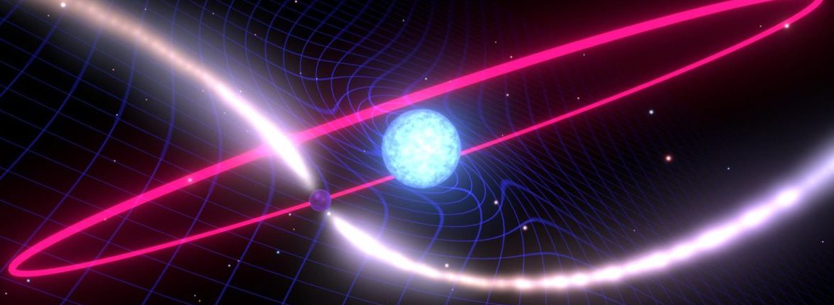 Astrônomos descobriram uma estrela que literalmente arrasta o espaço-tempo para trás 