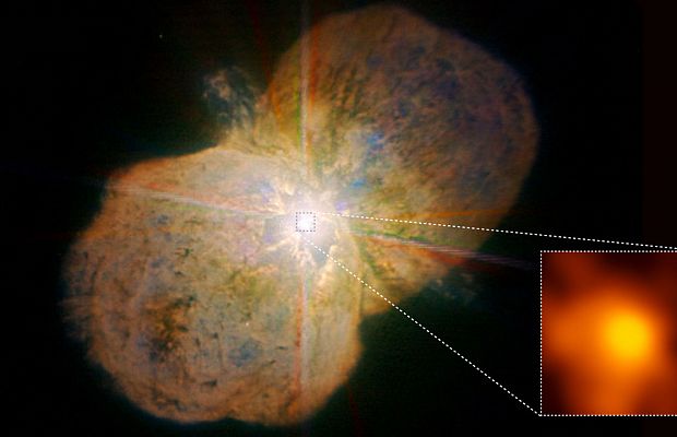 Os astrônomos fotografaram uma estrela capaz de destruir a Terra 
