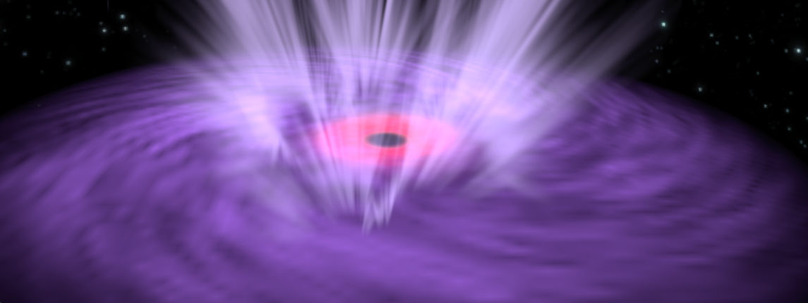 Os astrônomos observam pela primeira vez um buraco negro 'arroto' 