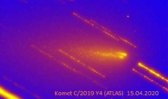 Astrônomos capturam a decadência do cometa ATLAS 