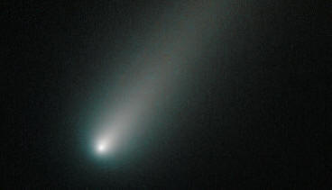Imagem do telescópio Hubble do cometa ISON