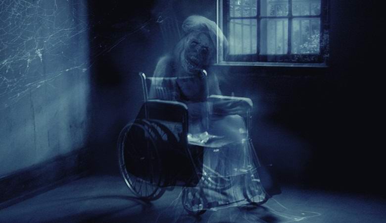 O australiano fotografou um fantasma em uma cadeira de rodas
