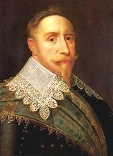 Rei da Suécia Gustav II Adolf (1594-1632)