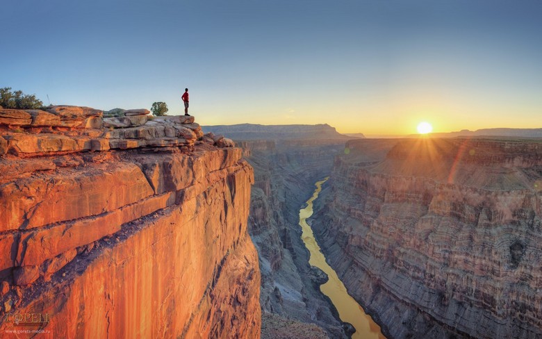 O milagre da natureza O Grand Canyon dos Estados Unidos foi apenas um desenvolvimento de carreira