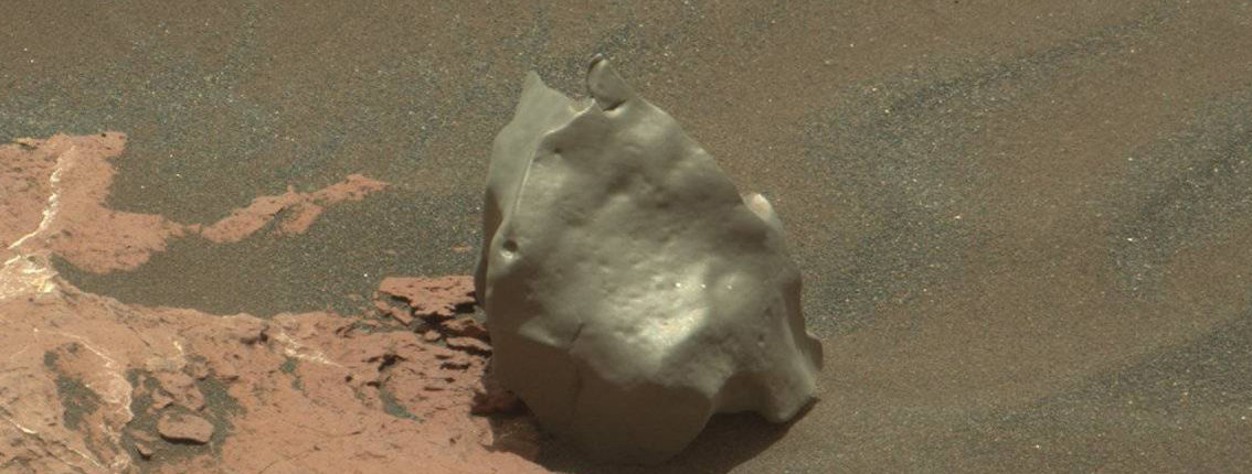 Curiosity descobre outro objeto de ferro em Marte 