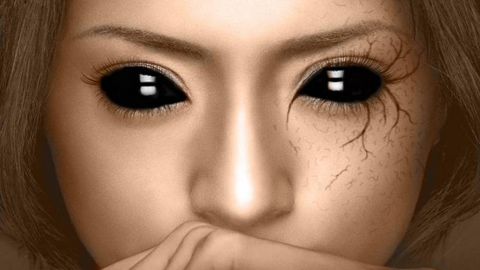 Garota de olhos negros