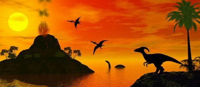 Os dinossauros foram destruídos não apenas por meteoritos, mas também por vulcões
