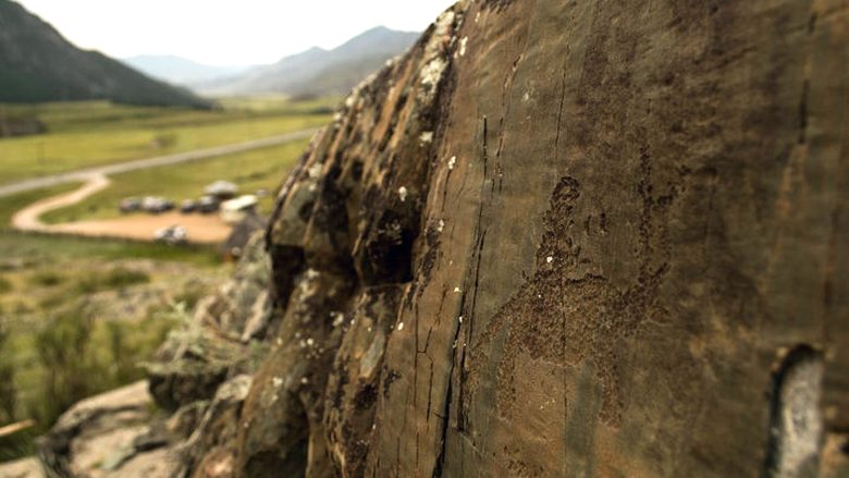 As antigas pinturas rupestres de Altai são sugestivas
