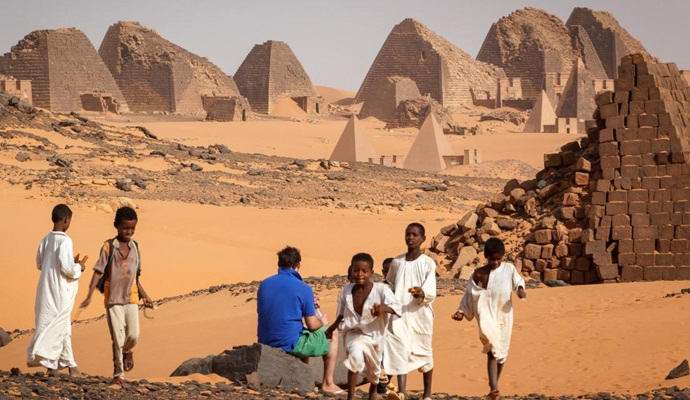 Egito - não um campeão no número de pirâmides