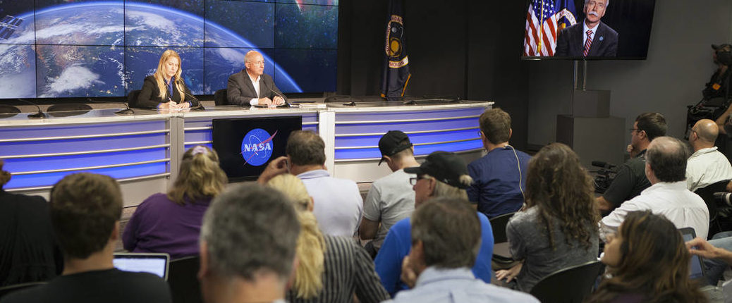 Conferência de imprensa de emergência da NASA - transmissão ao vivo 