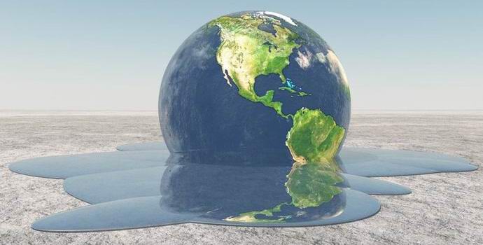 A mudança climática global da terra deixa milhões de pessoas desabrigadas