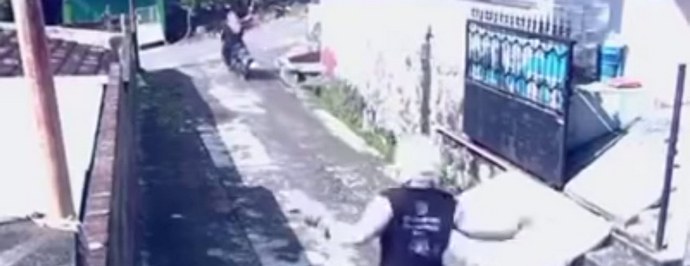 O ladrão, que claramente deu errado