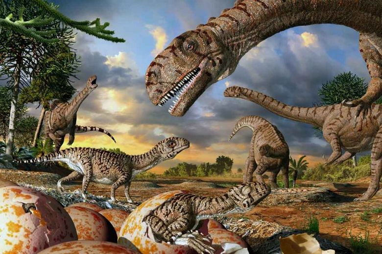 Do mundo dos dinossauros: suas espécies eram muito menores e até os sapos os comiam
