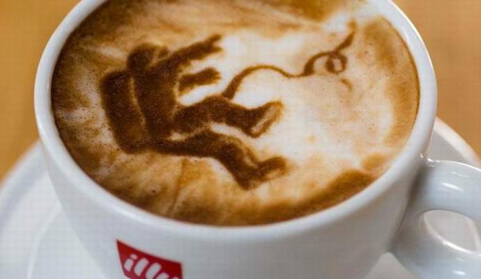 Os israelenses desenvolveram uma impressora para espuma de café