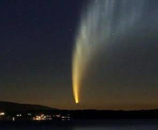 O cometa ISON está se aproximando de Marte a uma velocidade de 115200kmch
