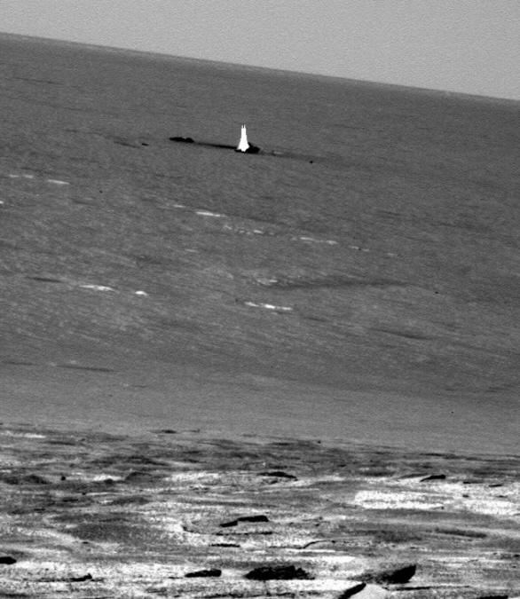 Aparelho capturado nas lentes da câmera Opportunity