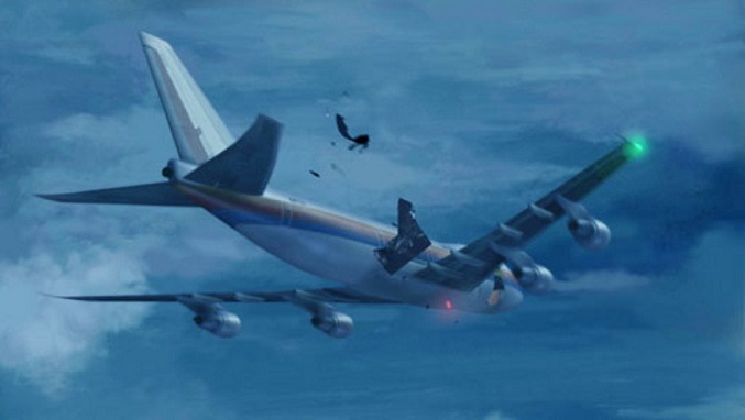 Para onde foram os passageiros do avião voando no céu?
