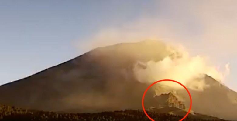 O vulcão mexicano Popocatepetl revela seu segredo