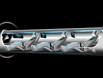 cápsula hyperloop-passageiro