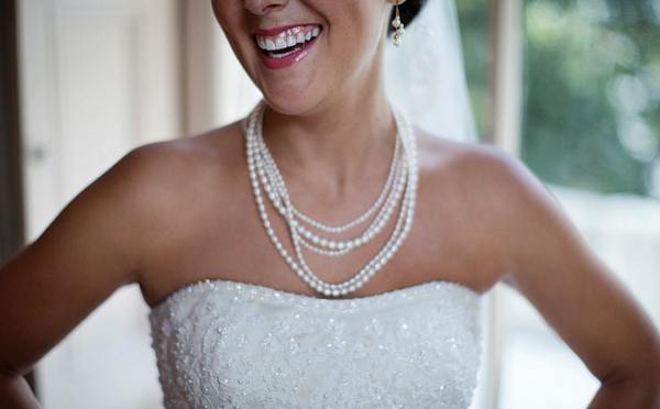 é possível usar pérolas para o casamento da noiva 