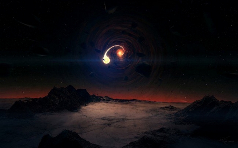 Na fronteira do sistema solar há um buraco negro que cria anomalias gravitacionais