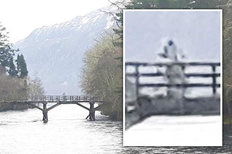 Alienígena fotografada em Loch Ness