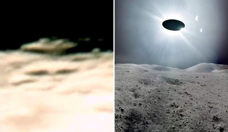 Capturado na superfície da lua