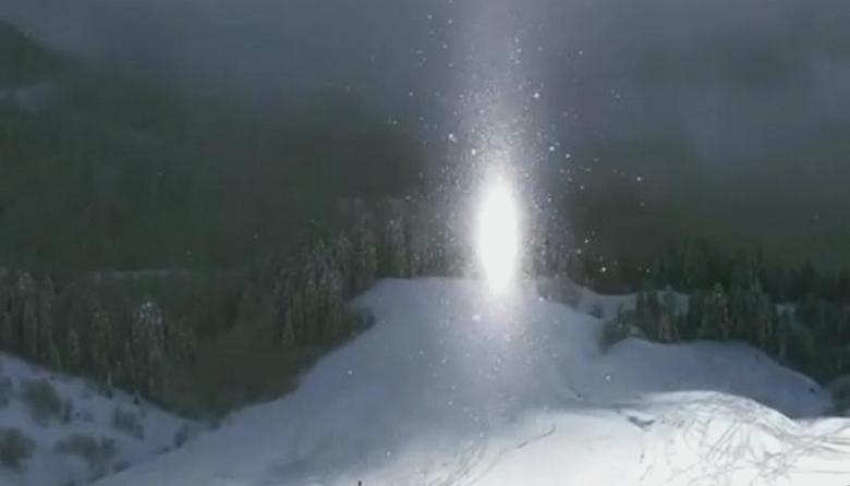 Um fenômeno natural raro foi observado em Krasnaya Polyana em Sochi