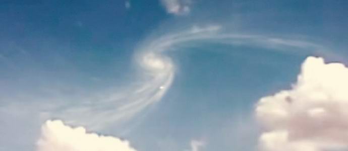 Uma anomalia impressionante foi filmada em Genebra