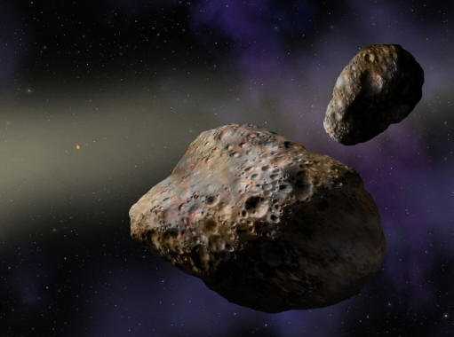 Quando algo assim chegar ao sistema Terra-Lua, a NASA terá um novo veículo de lançamento (SLS) e uma nova espaçonave tripulada (Orion)