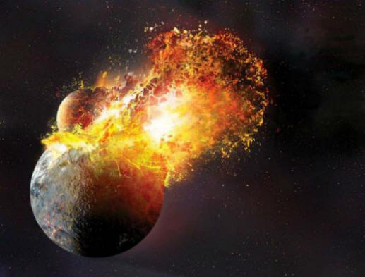 Foi encontrada confirmação da teoria de que a lua nasceu devido a uma colisão gigante