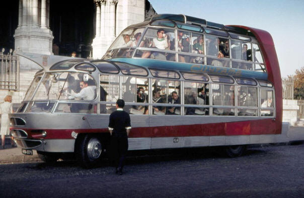 Ônibus engraçado, incomum