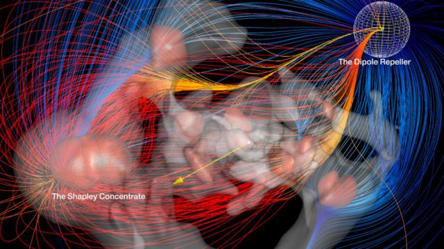 Um inexplicável 'vazio' empurra a Via Láctea através do universo a uma velocidade de 2 milhões de km / h 