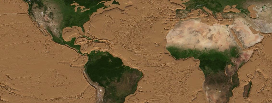 A incrível simulação da NASA revela como será a aparência da Terra se os oceanos secarem 