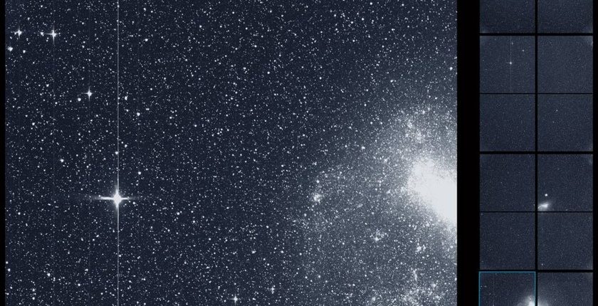O novo 'caçador' da NASA, o satélite TESS captura a primeira imagem do céu 