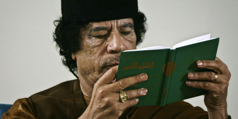 Sobre o sábio e nobre Gaddafi colocar uma palavra