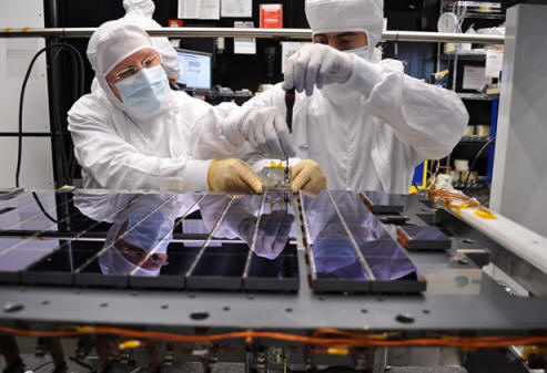 Os cientistas estão coletando CCDs para