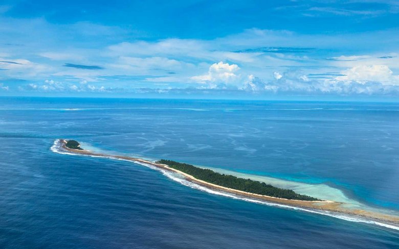 As Ilhas Tuvalu estão crescendo com o aumento do nível do mar