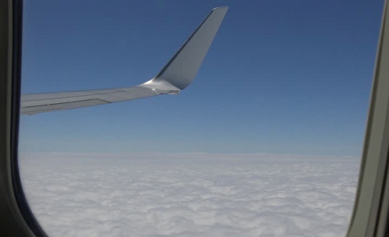 O avião de passageiros filmou uma frota inteira de OVNIs na câmera