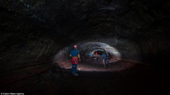 Uma enorme rede de cavernas vulcânicas descobertas perto de Washington