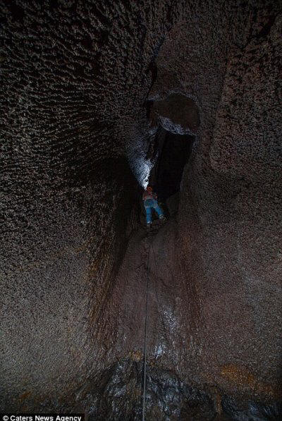 Uma enorme rede de cavernas vulcânicas descobertas perto de Washington