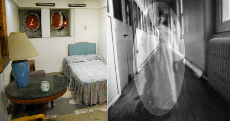 Fantasmas instalados em um navio de cruzeiro