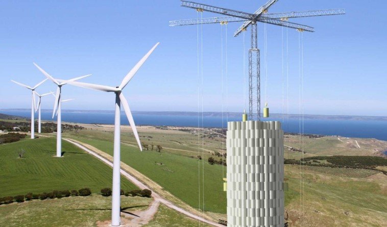O problema de armazenar excesso de energia será resolvido com a ajuda de uma bateria gravitacional