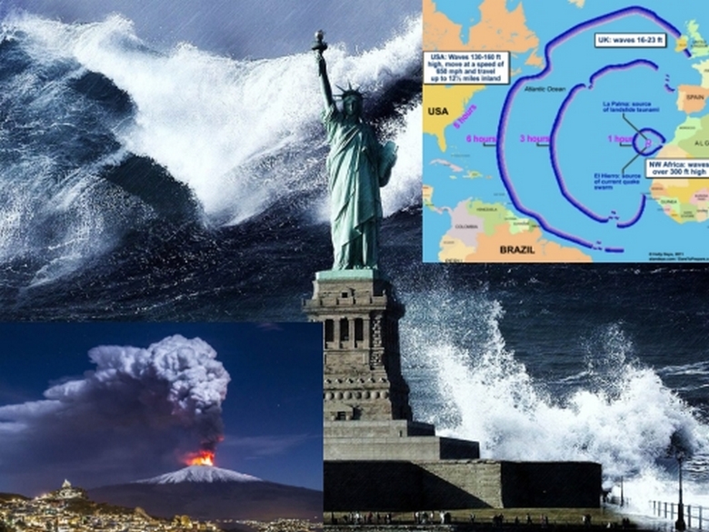 A profecia do megatsunami está começando a se tornar realidade?