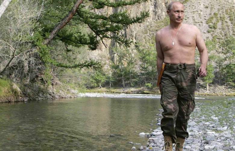 Putin conheceu a família yeti