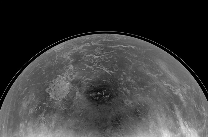 O radar abriu para os terráqueos a imagem da superfície de Vênus